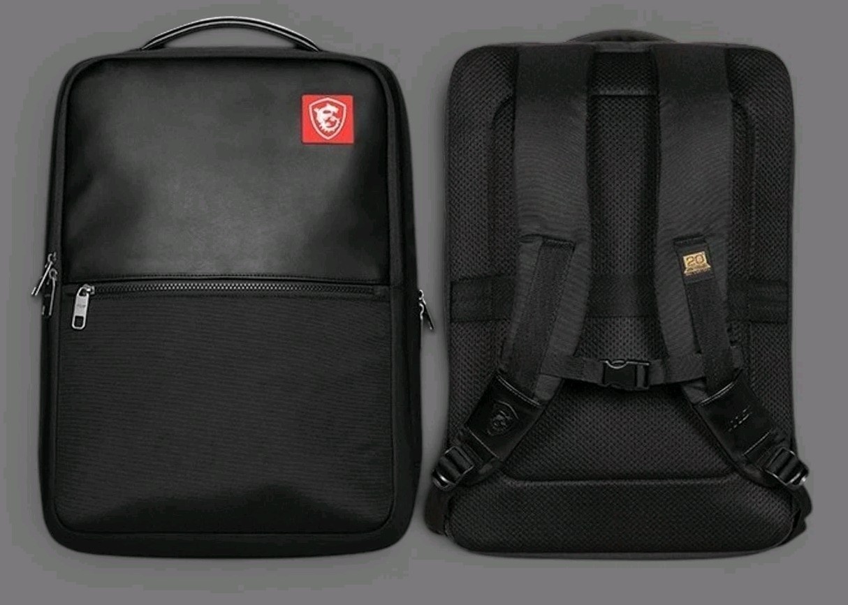 MSI 20th Anniversary Gaming Backpack: Limited Edition Gaming Backpack