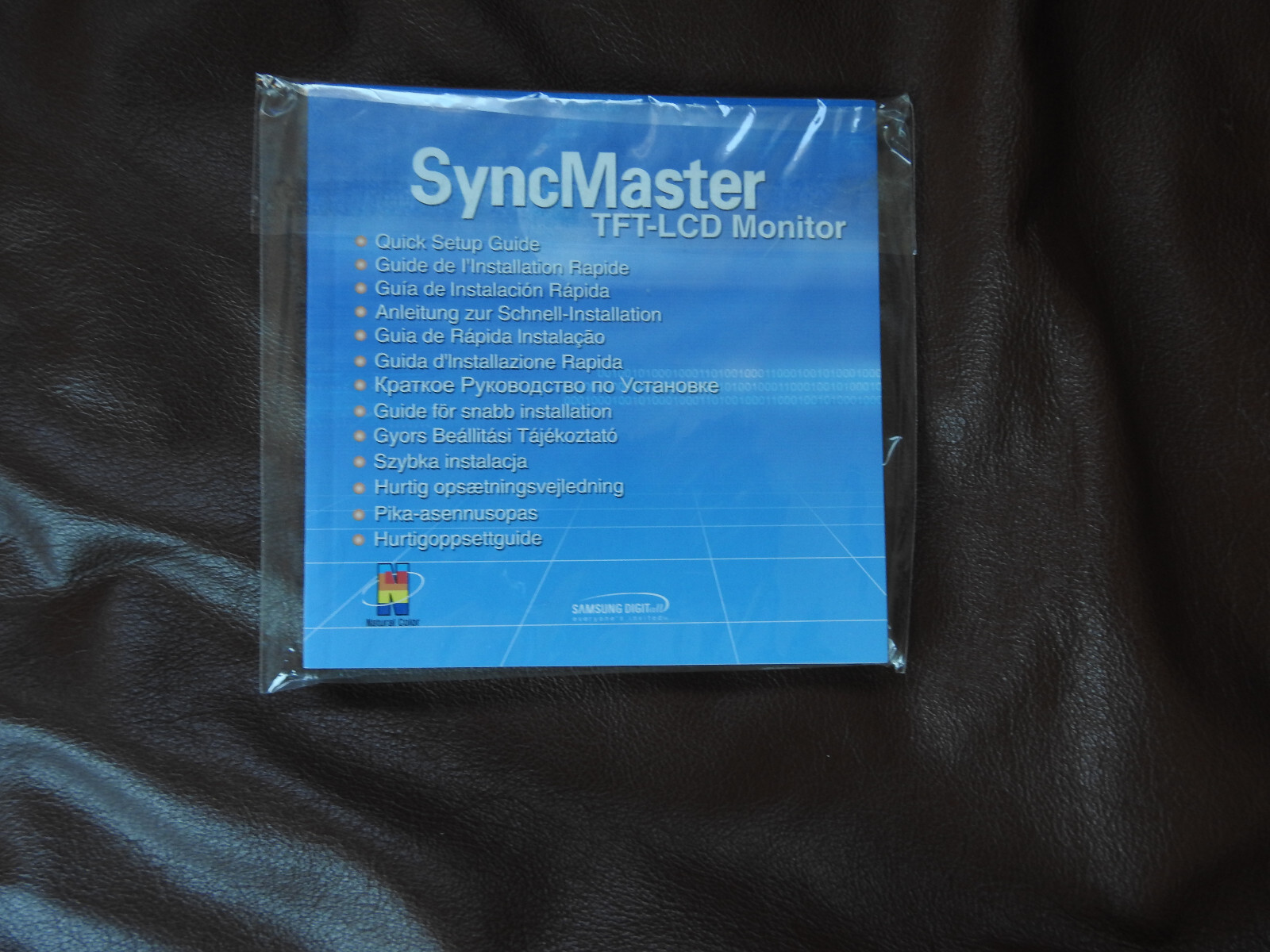 Samsung SyncMaster TFT-LCD Monitor Drivers, Software &Print Manual Vintage Rare
