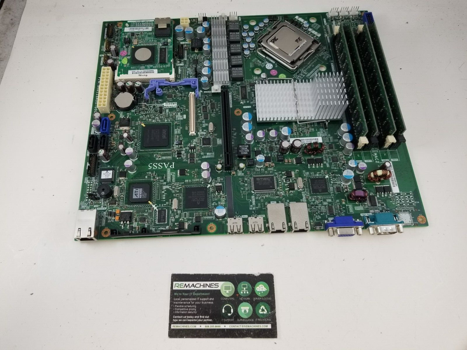 IBM xSeries 43W5103 X3250 M2 LGA775 Motherboard Core 2 Quad Q9400 8GB RAM TESTED