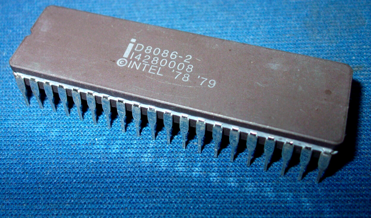 D8086-2 INTEL Vintage 40-Pin Cerdip D8086 NOS LAST ONES COLLECTIBLE QTY-1