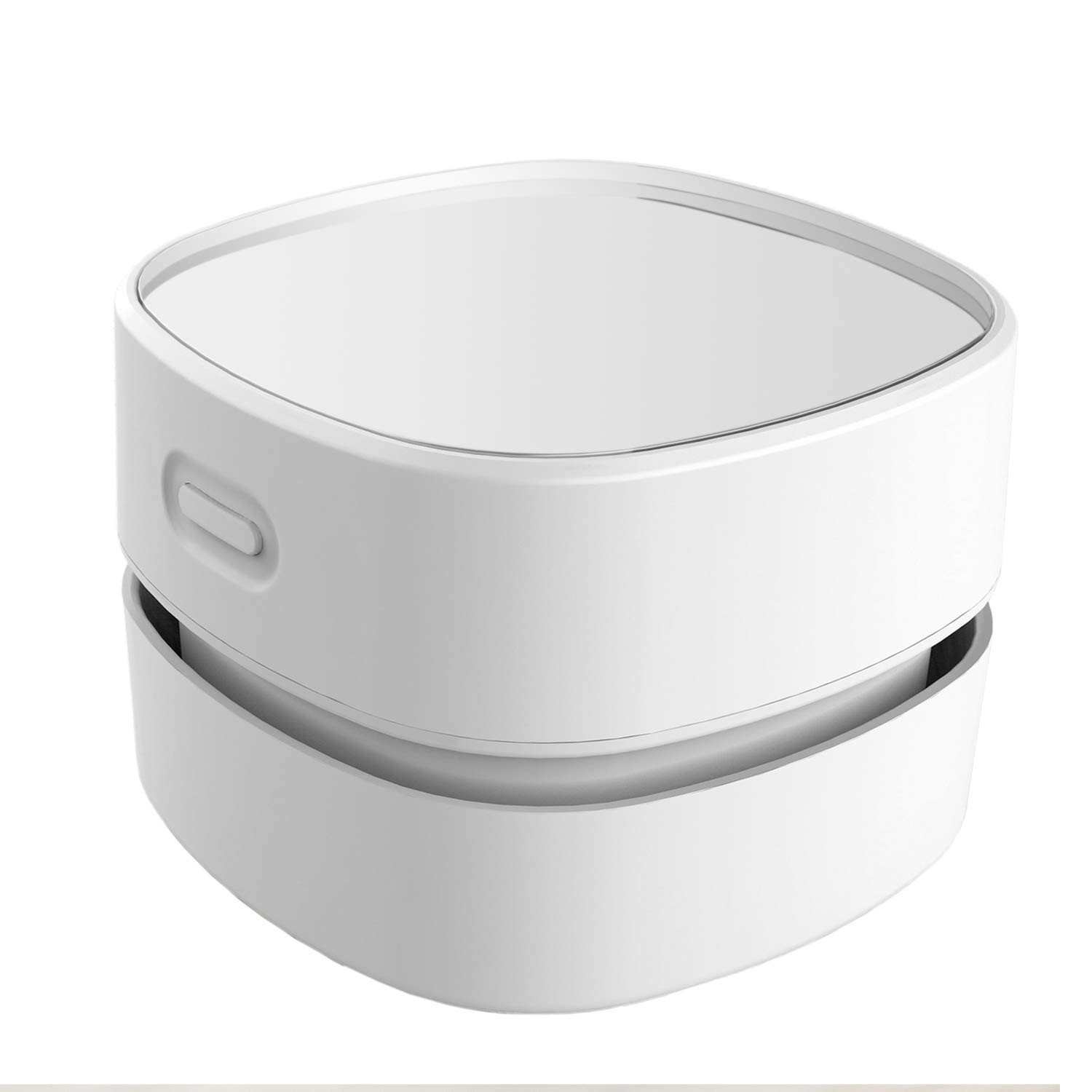 ODISTAR Desktop Vacuum Cleaner,Mini Table dust Sweeper White Usb Charging