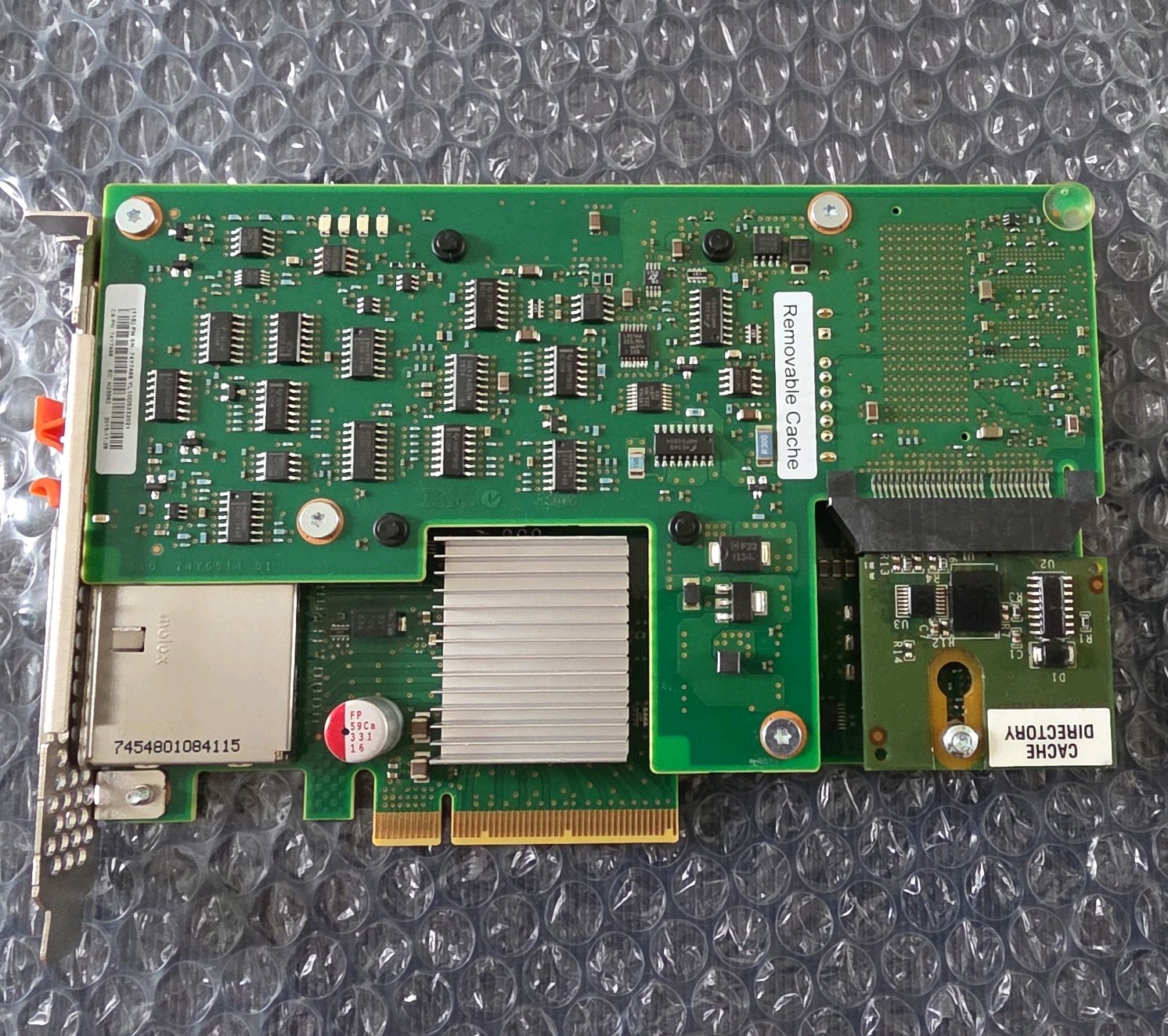 IBM 74Y6511 2 Port PCI-E x8 SAS RAID Adapter 74Y6512 44V4199