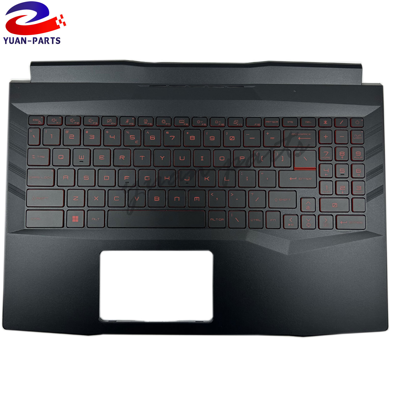 New MSI GL66 MS-1581 1582 1583 11UE Palmrest Keyboard Red Backlit 307581C221 US
