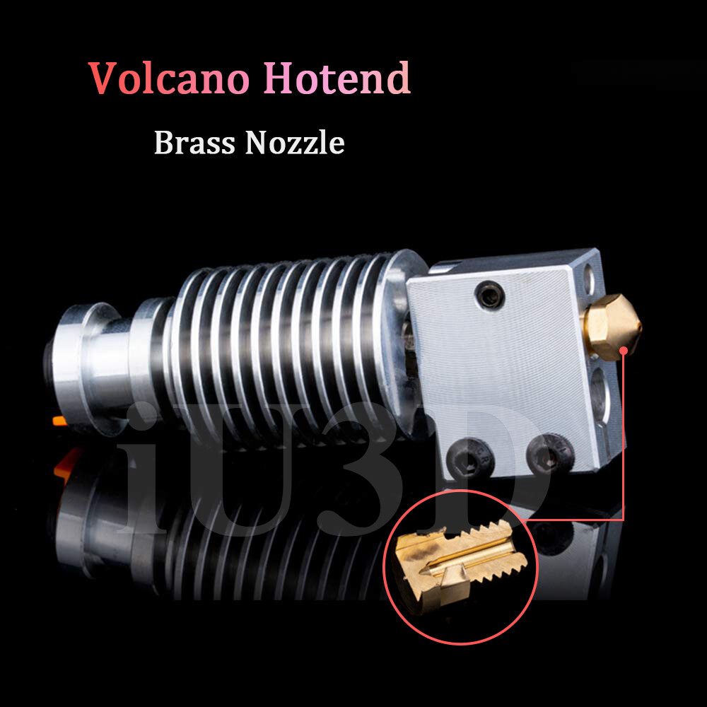 iU3D V6 Volcano All Metal Hotend for Prusa i3 MK3 MK3S Titan,Dual Drive Extruder