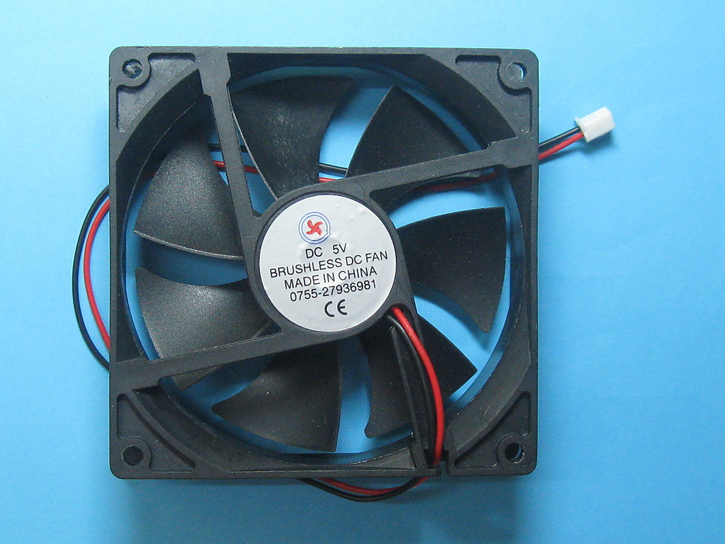 6 pcs Brushless DC Cooling Fan 5V 9025S 7 Blades 92x92x25mm 2pin Sleeve Bearing