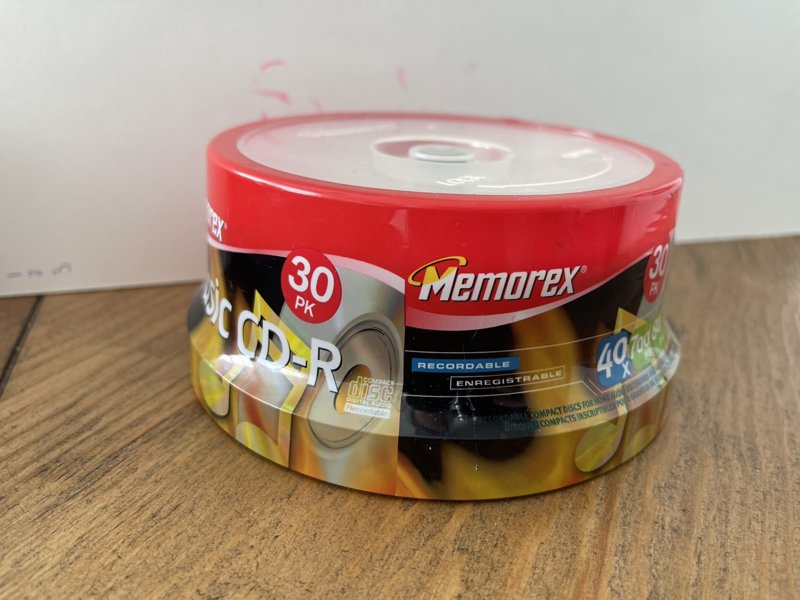 Memorex Music CD-R 40X, 80 Minute, 700MB, 30-Pack Spindle Sealed