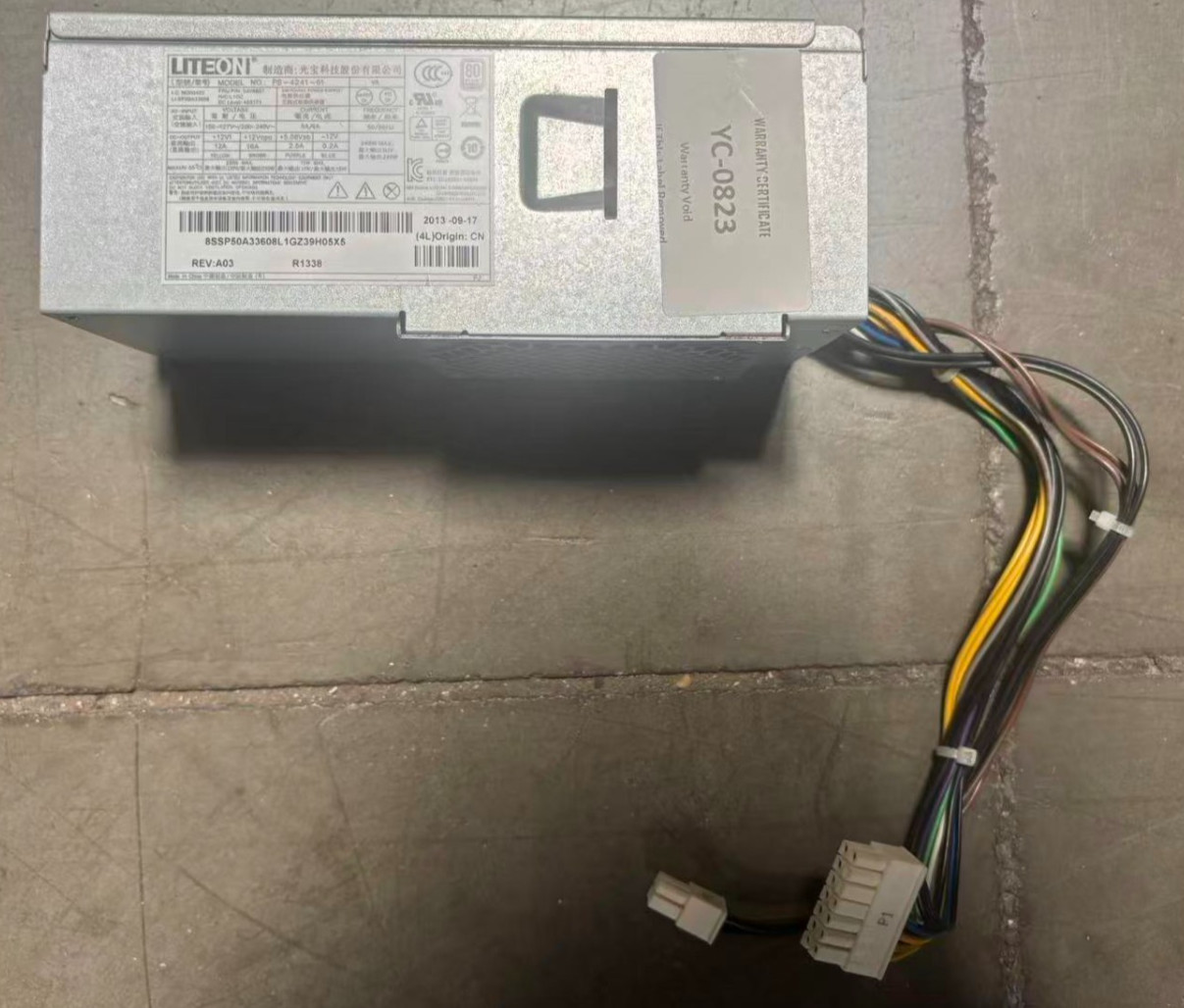Lenovo LiteOn 240W 80 Plus Bronze PSU PS-4241-01 54Y8897 SP50A33608 M93 M93p