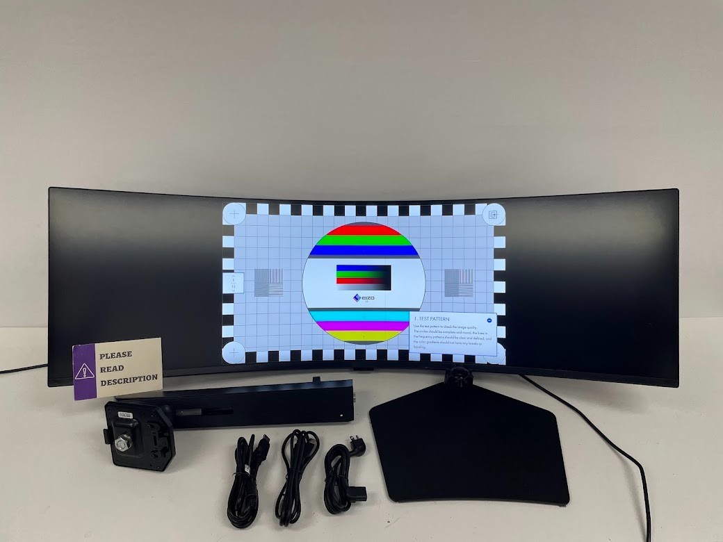 SAMSUNG 49" Odyssey G9 (G95C) DQHD 1000R Curved Gaming Monitor, 240Hz - READ