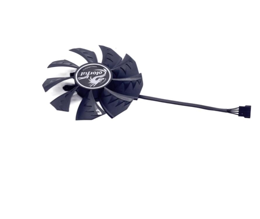 Tomahawk Graphics Card Fan For ColorfUl RTX3060 RTX3070 RTX3080 RTX3090 Parts