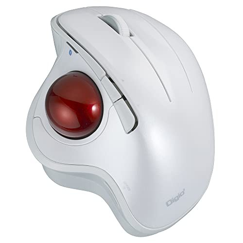 Nakabayashi Digio2 Trackball Mouse Adjustable Angle Bluetooth 5.0 5 Buttons
