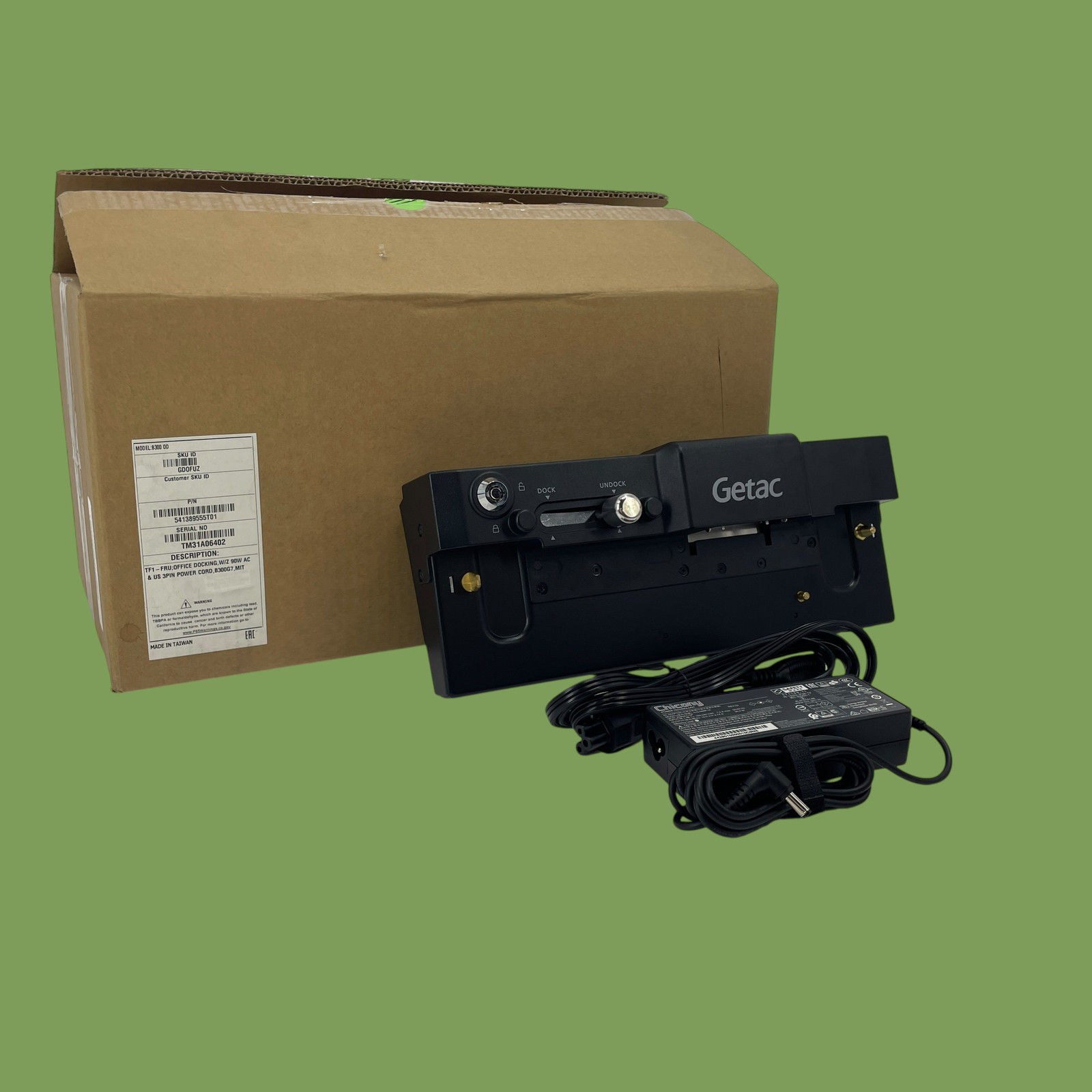 Getac B300 OD Office Dock 9 ports Docking station 90 watts #N9877