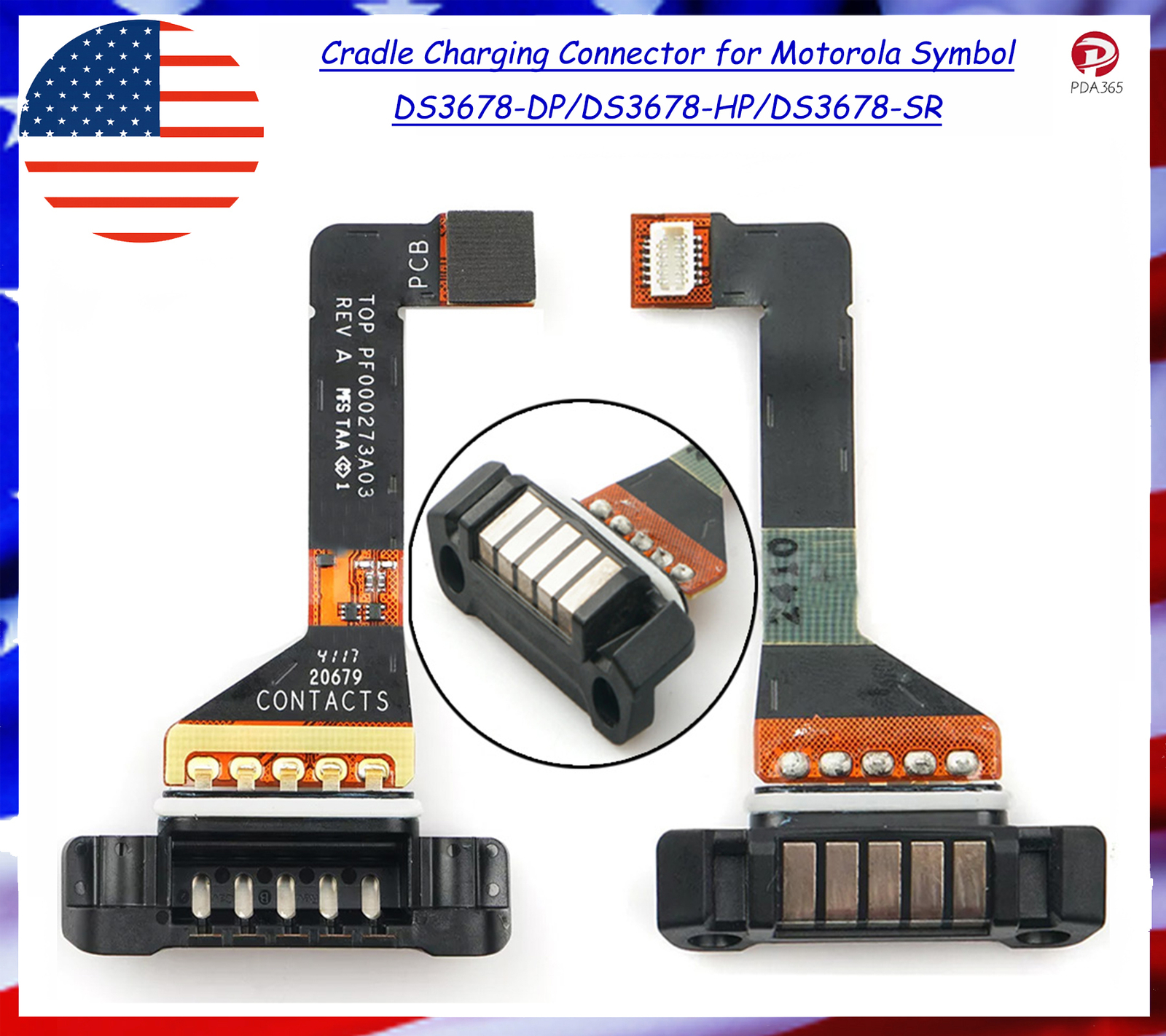 Cradle Charging Connector for  Symbol DS3678-DP/DS3678-HP/DS3678-SR