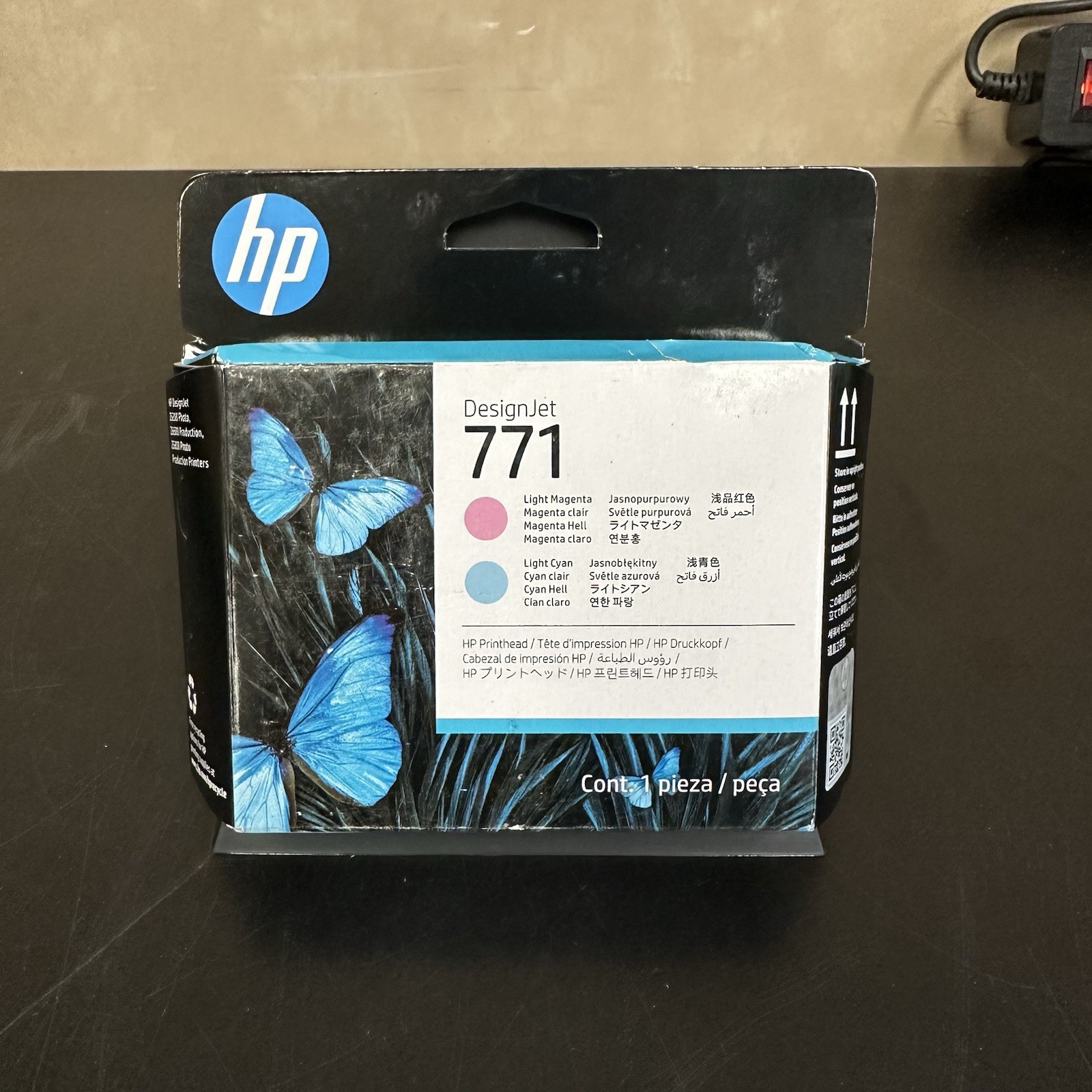 GENUINE HP 771 Light Magenta/Light Cyan Printhead CE019A