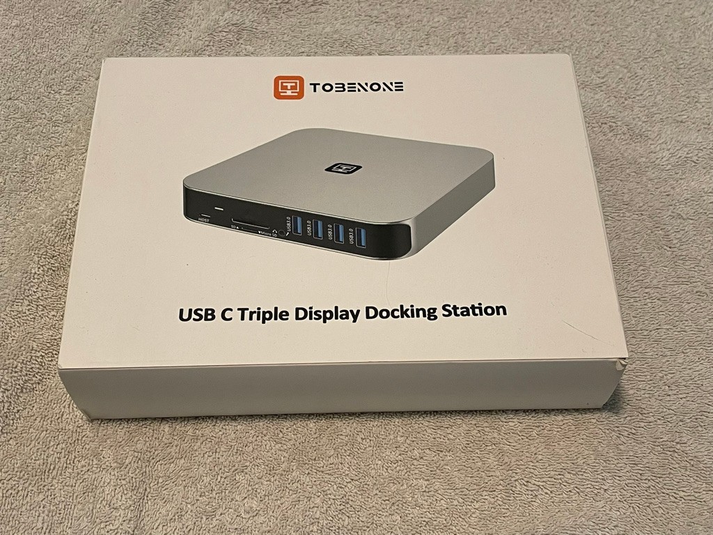 TobenONE UDS-015D-Silver MacBook M1/M2/M3 15-in-1 USB-C triple-display dock