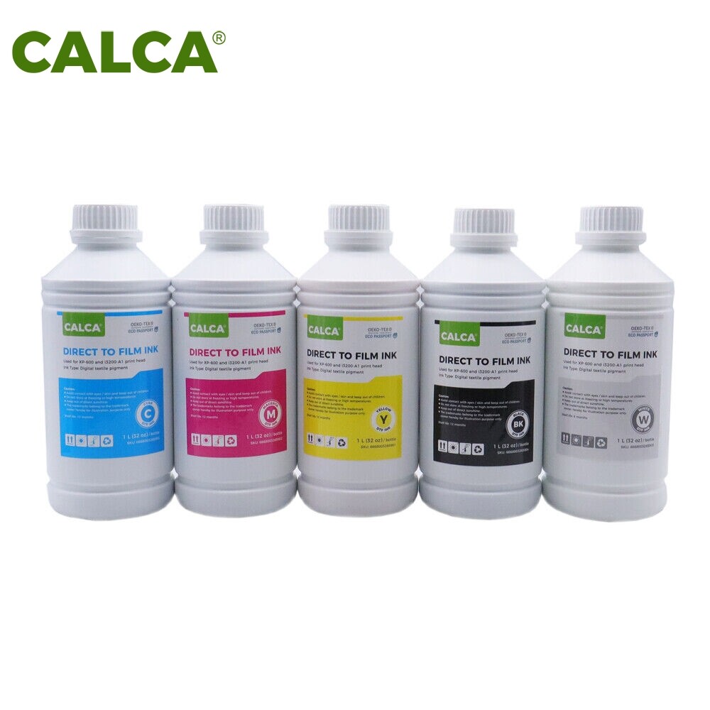 US-Stock 1L DTF Inks Direct to Film Ink - C M Y K W