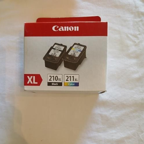 New Genuine Canon PG-210XL Black & CL-211XL Color High Yield Inks 210XL 211XL