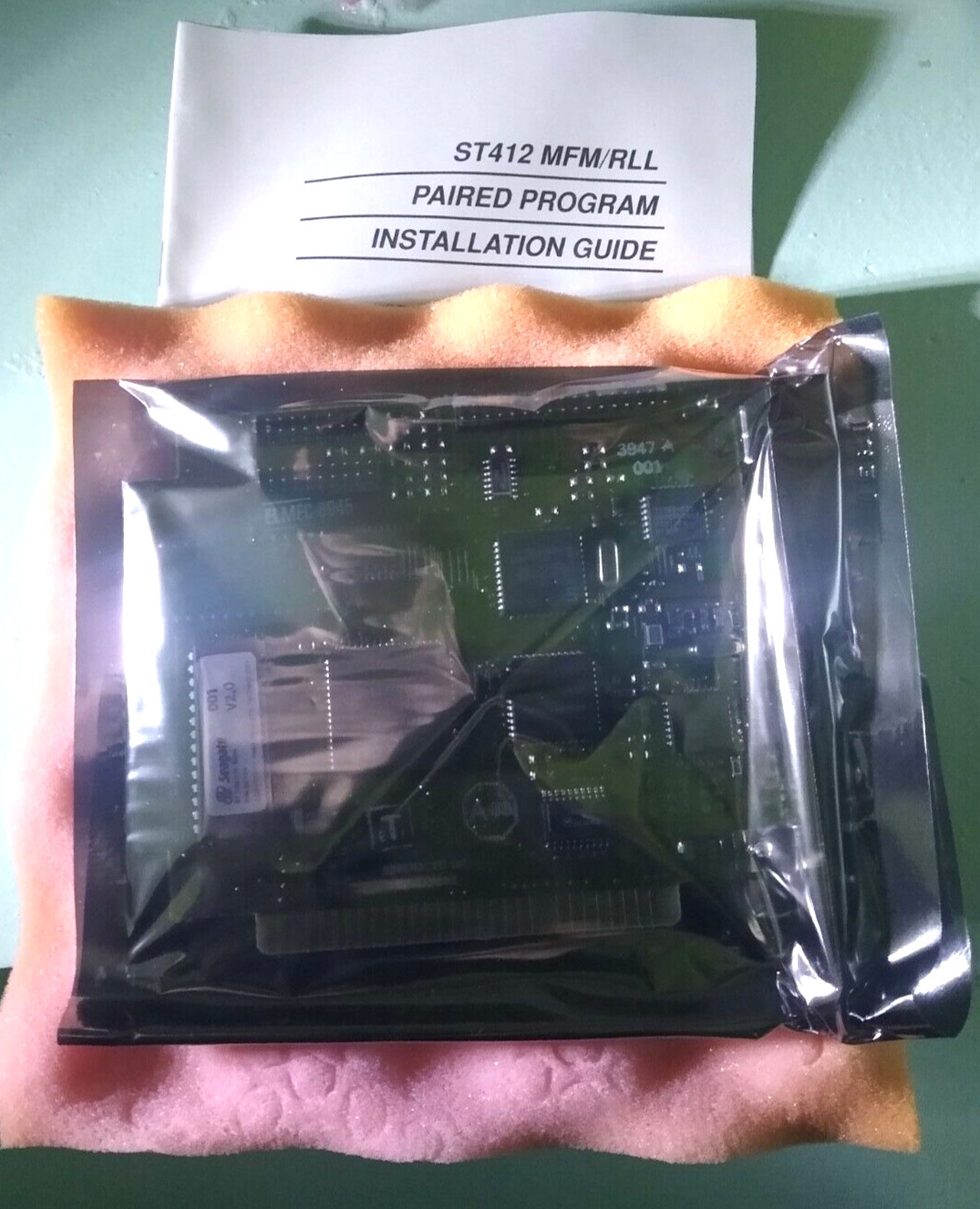 QTY 2-NEW Seagate ST-11M/11R 8-Bit ISA RLL / MFM Hard Drive Controller.