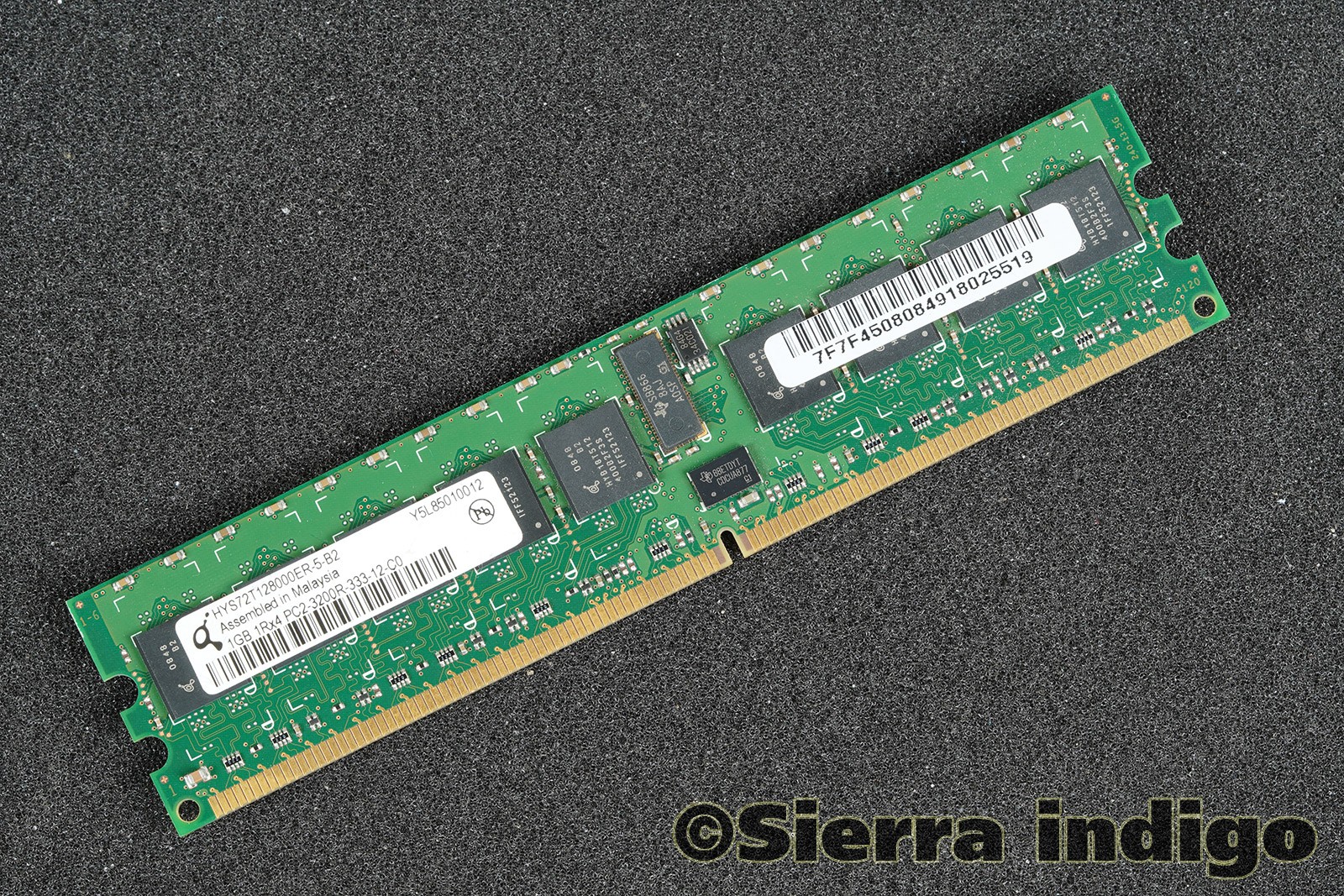 HYS72T128000ER-5-B2 Qimonda 1GB PC2-3200R-333-12-C0 Server Memory RAM