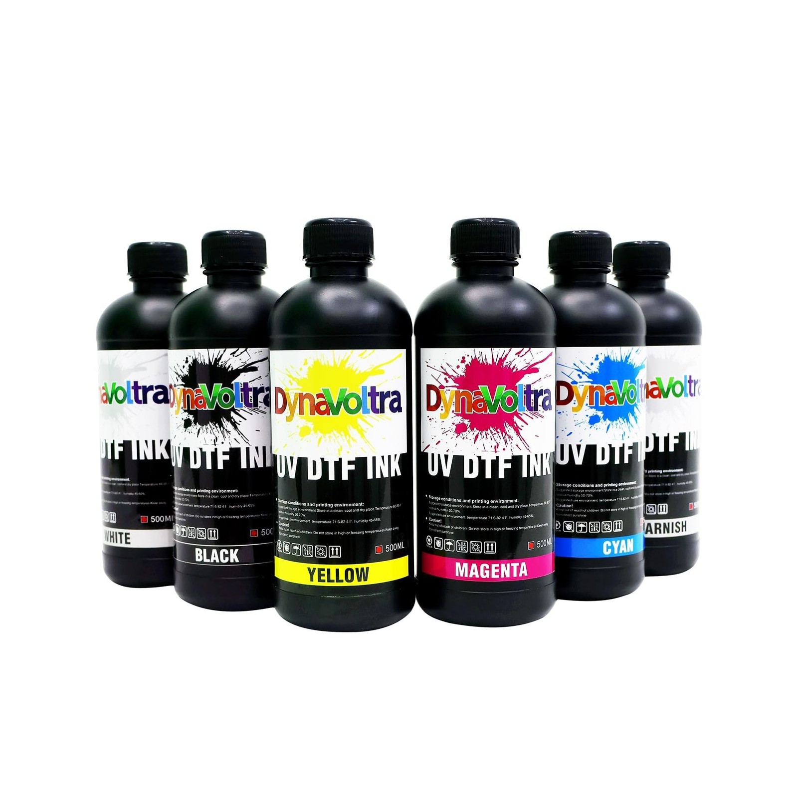 6 x 500ML UV DTF Ink for UV DTF Printer – Compatible with Ep XP600 TX800 i