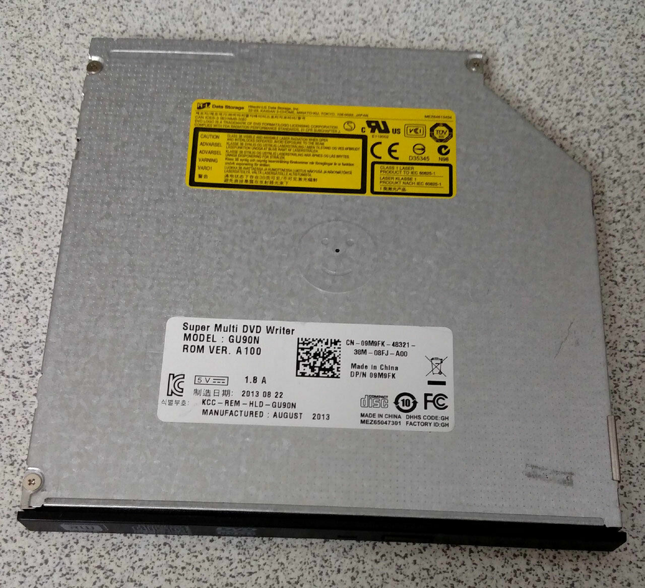 HL GU90N Super Multi DVD WRITER 09M9FK 9M9FK - BLACK Bezel  US Seller