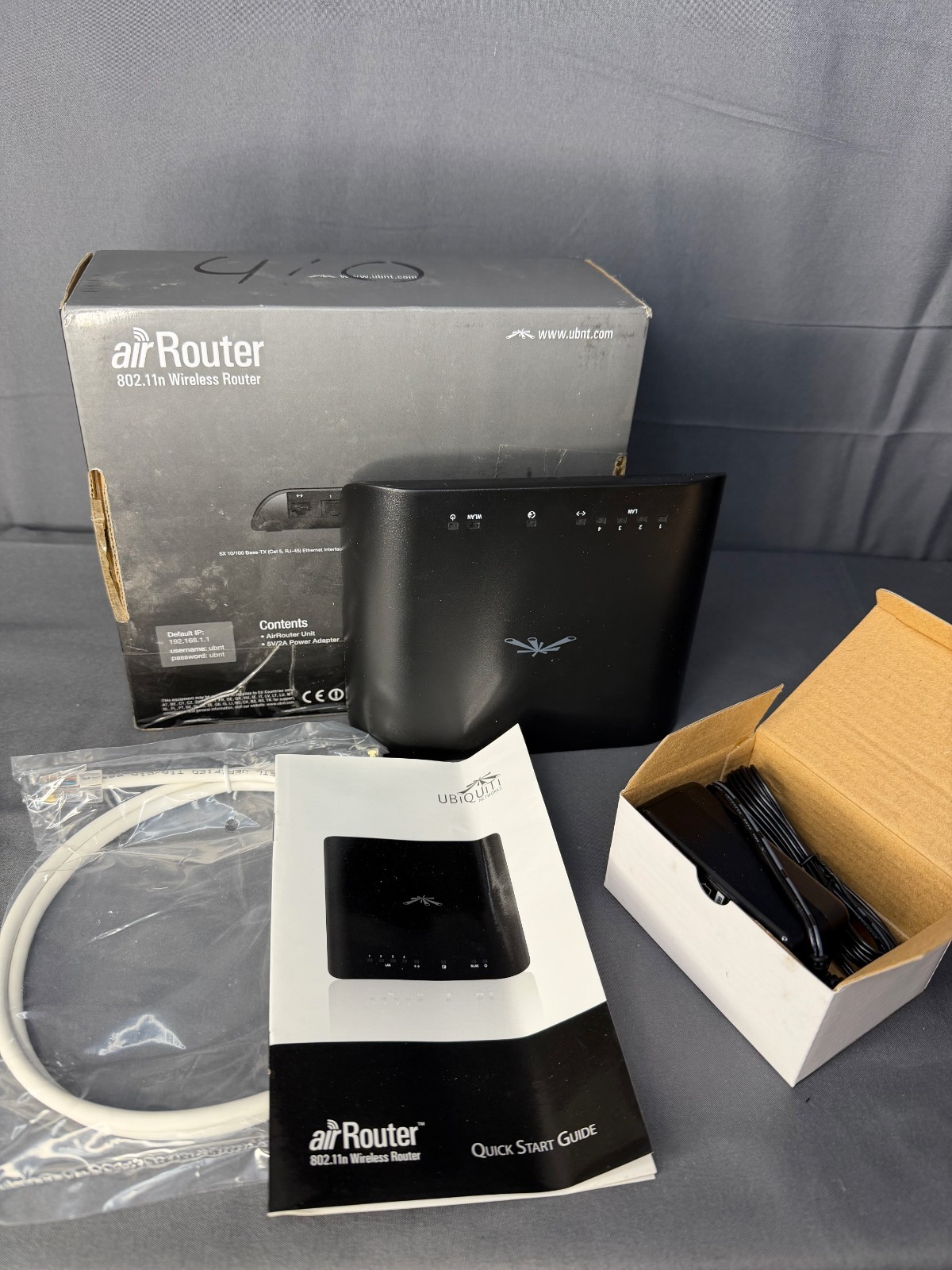 Ubiquiti Networks AirRouter-HP EU Wireless Router 802.11n Black New