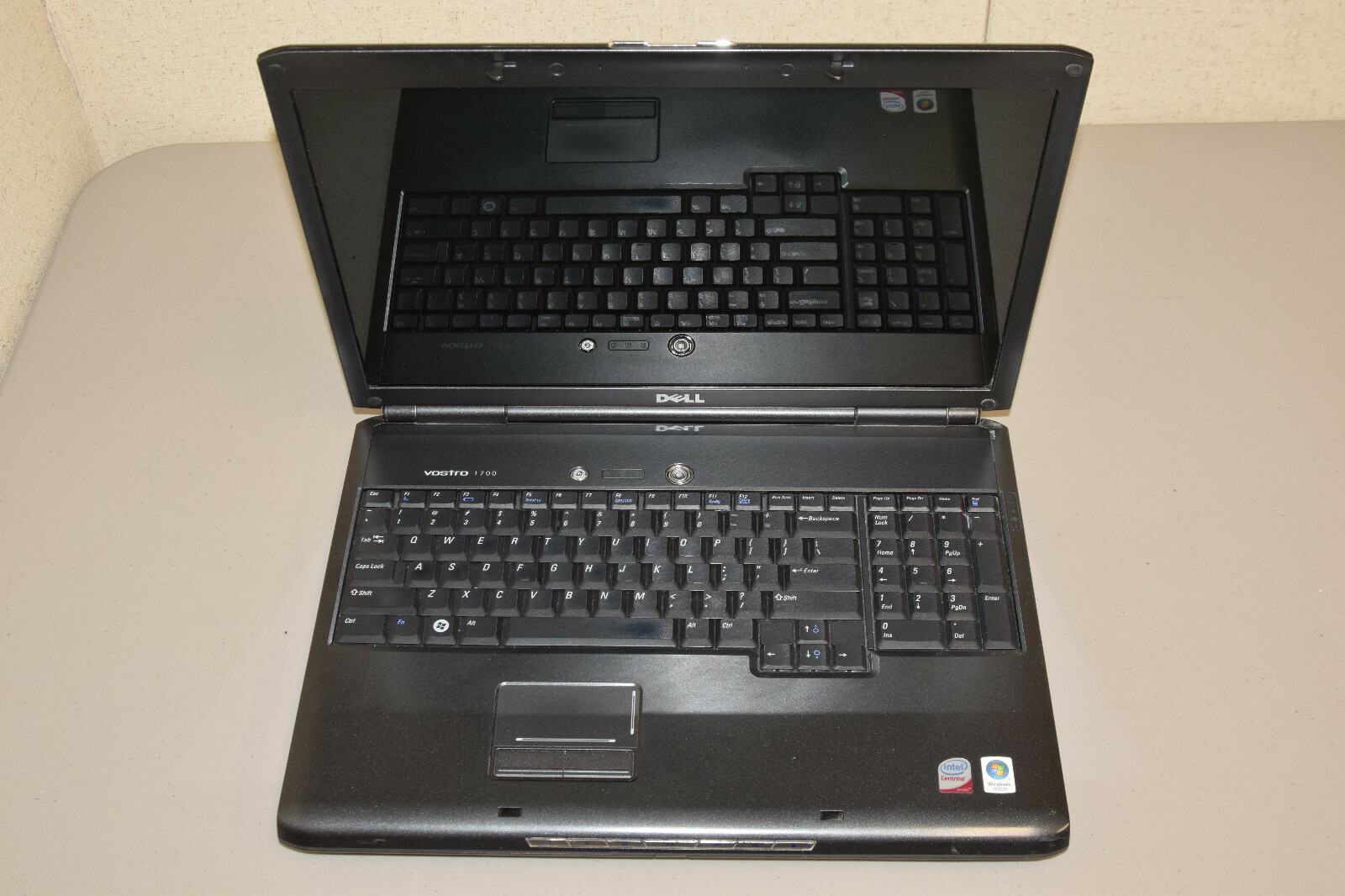 Dead Junk Dell Vostro 1700 17" Laptop Incomplete AS IS Parts Repair