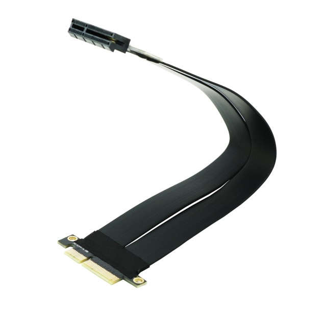 Sintech PCIe X4 4.0 Riser Cable,PCI-Express 4X Male to Female Extension Cable PC