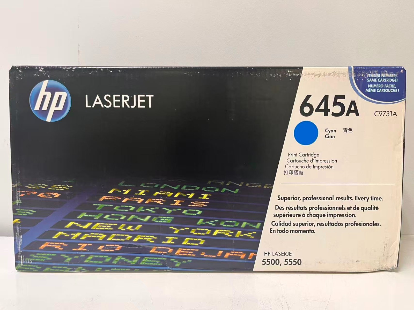 Genuine OEM HP 645A CYAN Toner C9731A New Sealed Box