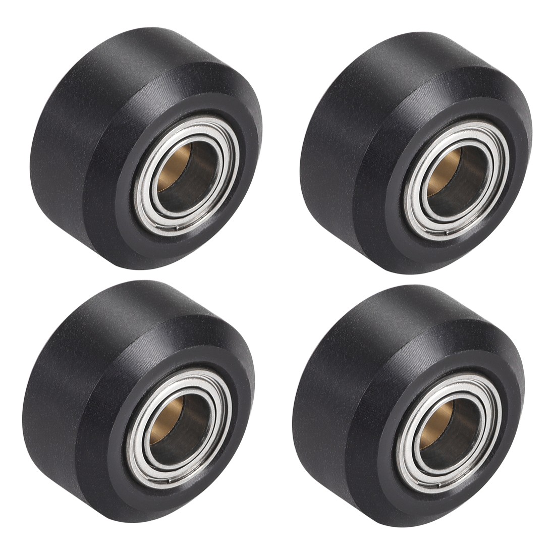 POM V Wheel with Bearing for 3D Printer,CR Series OD 15.5mm 4pcs