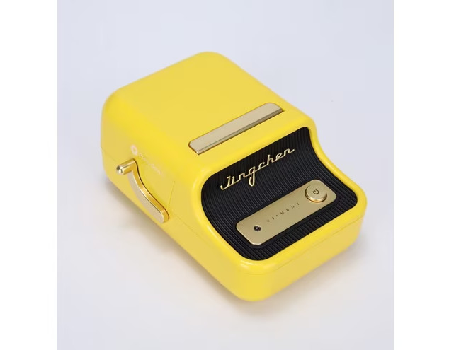 Take-One NIIMBOT-B21YL [Retro style multi-function thermal label printer yellow]
