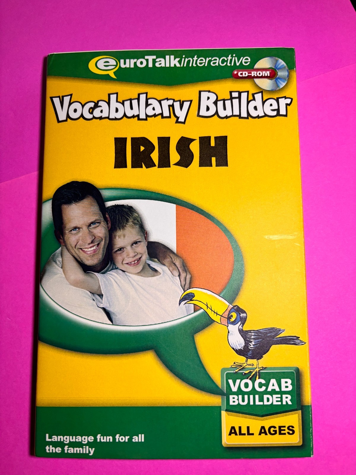 EuroTalk Interactive - 2002 Vocabulary Builder Learn Irish Gaeilge CD ROM