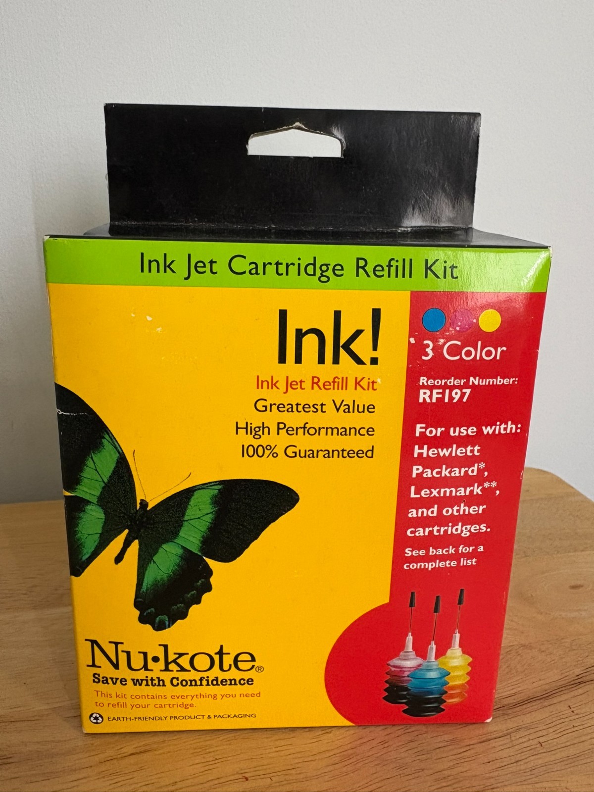 Nu-kote Ink Jet Cartridge Refill Kit RF97 3 Color New Sealed