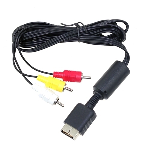 Pkpower 6ft Audio Video AV TV Cable Cord - RCA for PlayStation PS/PS2/PS3 System