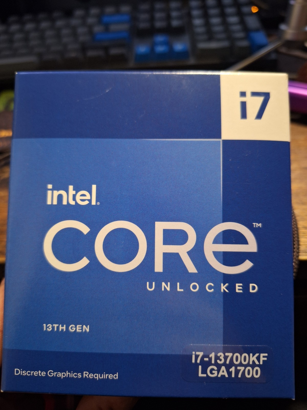 Intel core 13700kf. Brand new sealed in box.