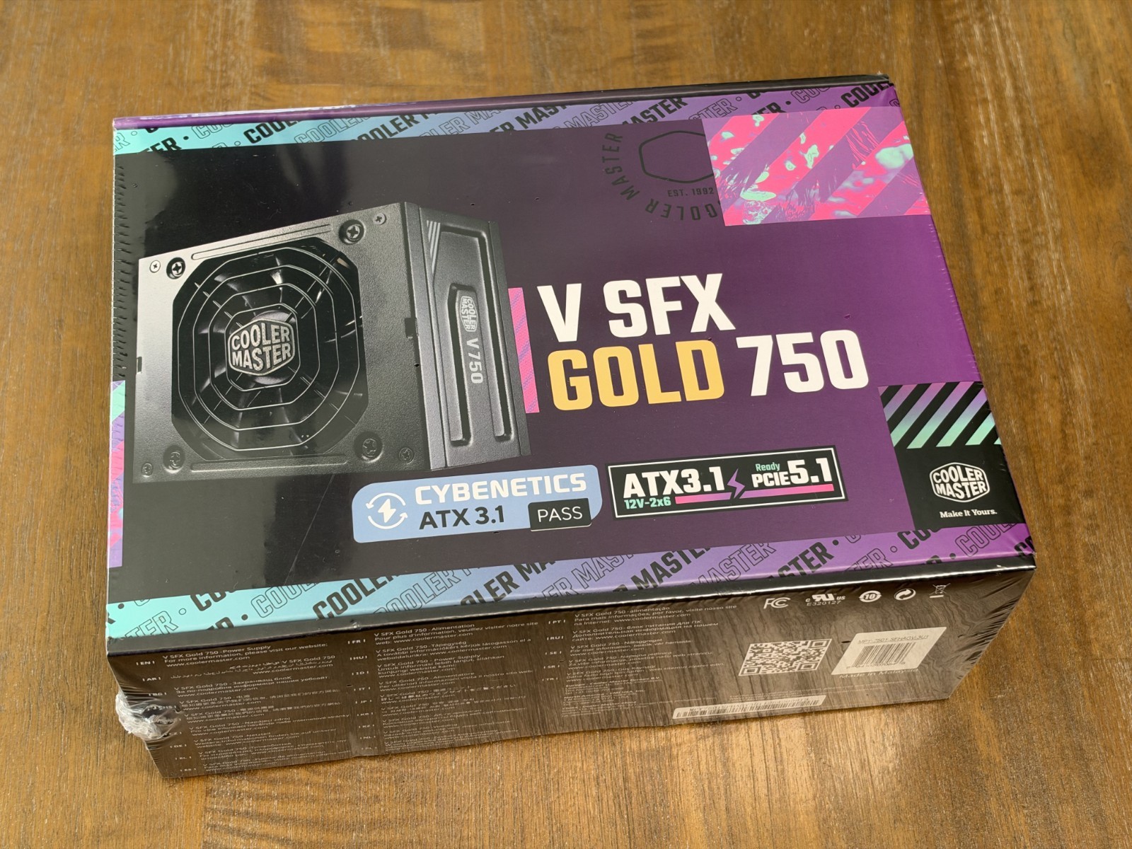 Cooler Master V750 SFX Gold 750W ATX 3.1 80 PLUS Gold Full Modular Power Supply