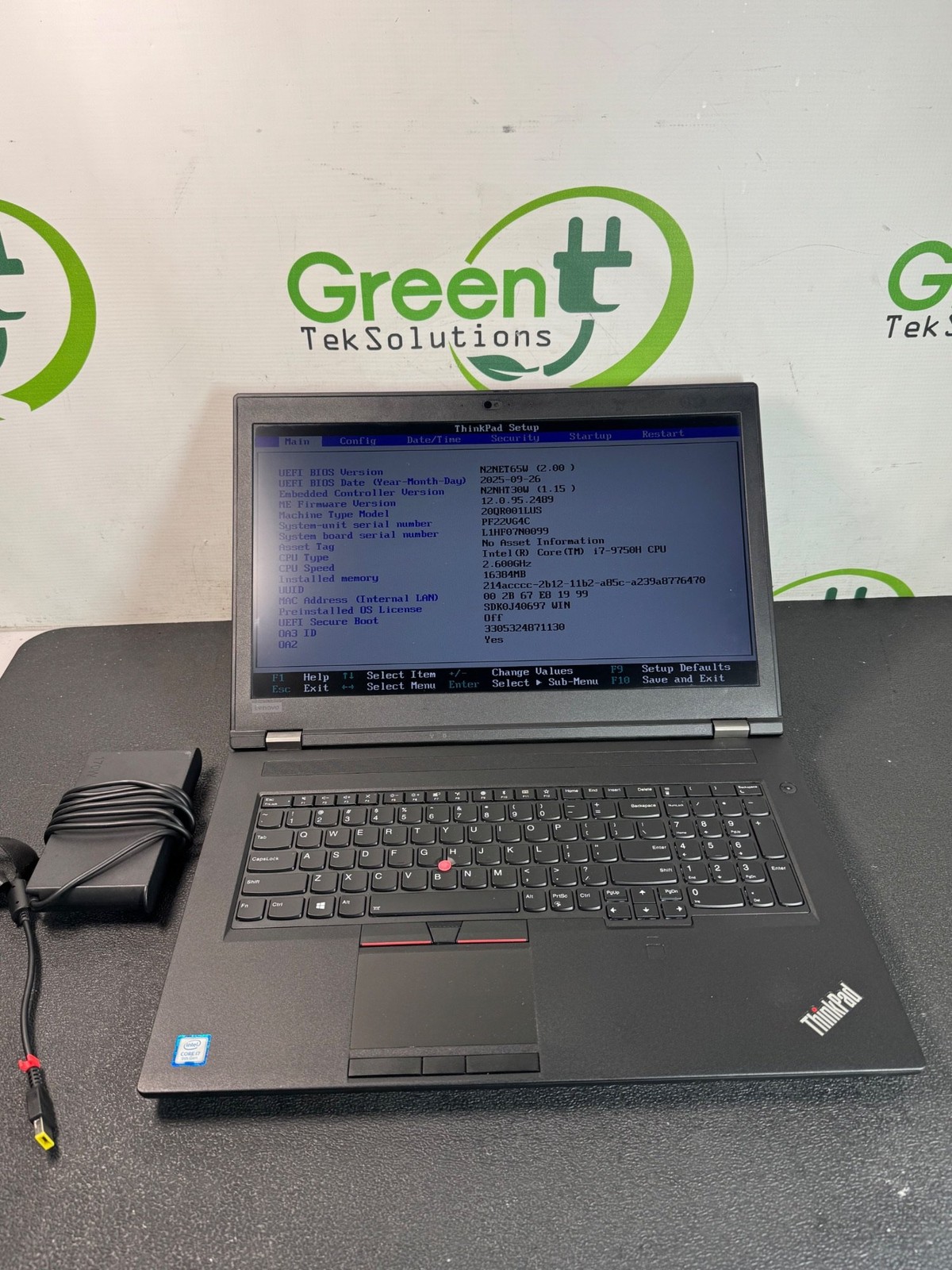 Lenovo ThinkPad P73 17.3" i7-9750H 16GB DDR4 512GB SSD NVIDIA P620 Win11 Pro