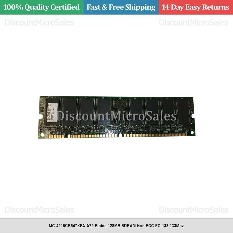 MC-4516CB647XFA-A75 Elpida 128MB SDRAM Non ECC PC-133 133Mhz