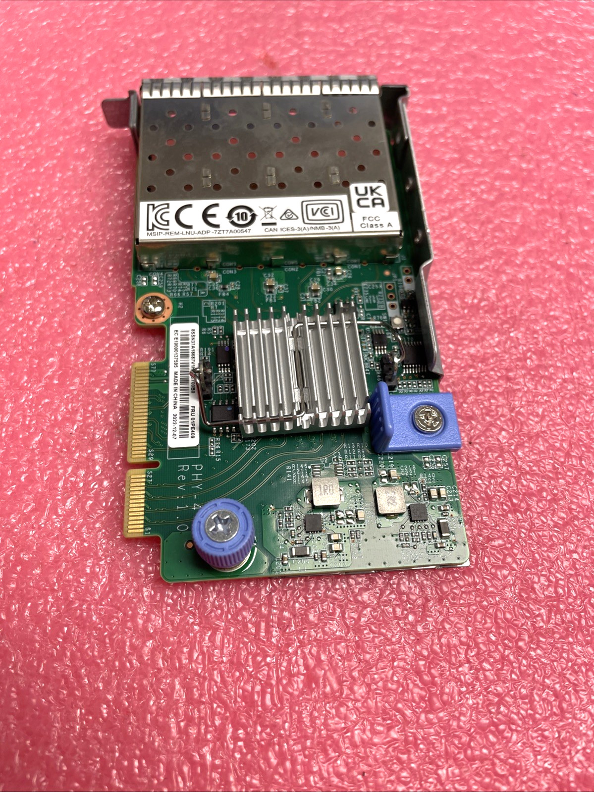 GENUINE Lenovo ThinkSystem Intel MSIP-REM-LNU-ADP-7ZT7A00547.