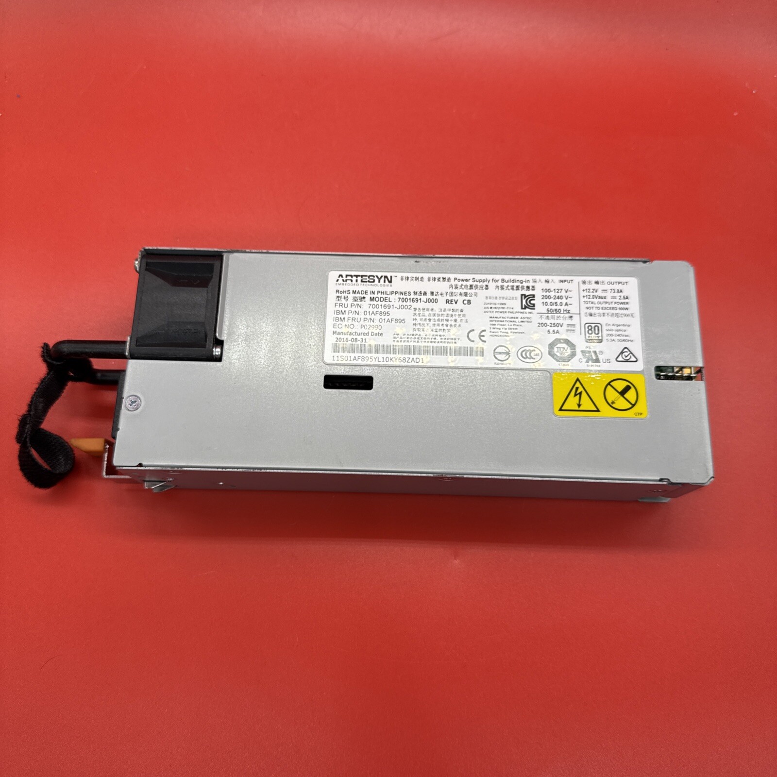 IBM 01AF895 P02990 7001691-J000 7001691-J002 900w Power Supply For IBM Rack