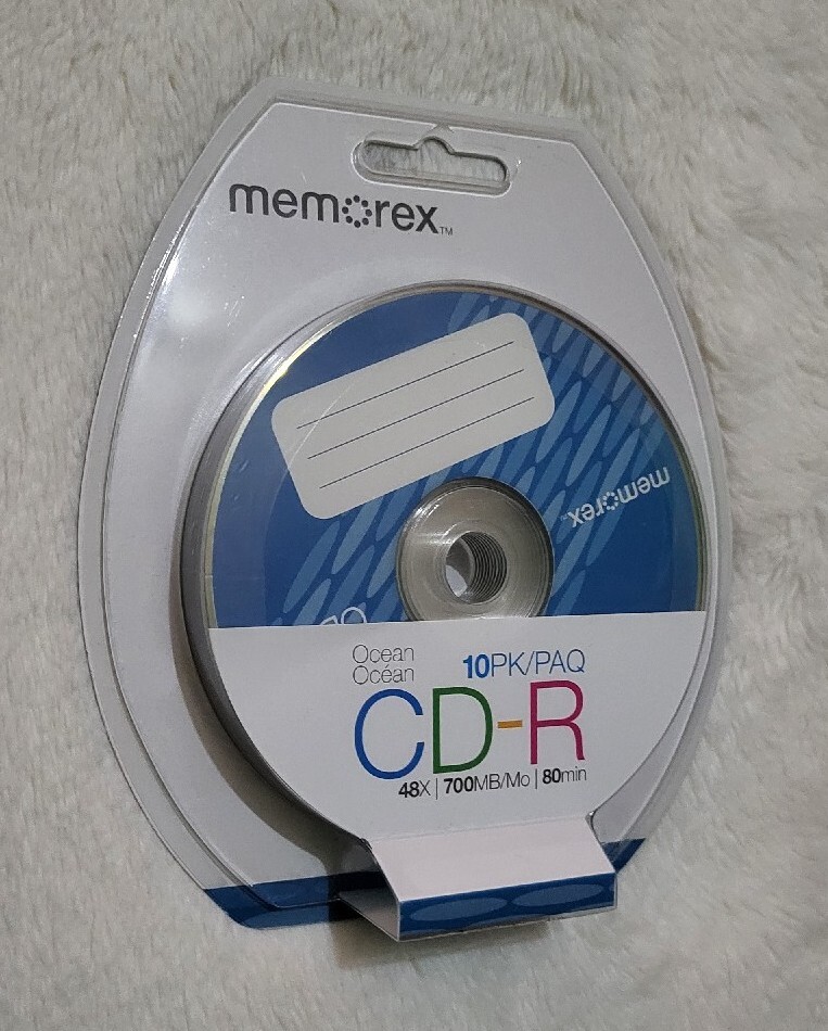 🌟 memorex Ocean CD-R (10 Pack) 48X, 700MB, 80 Min