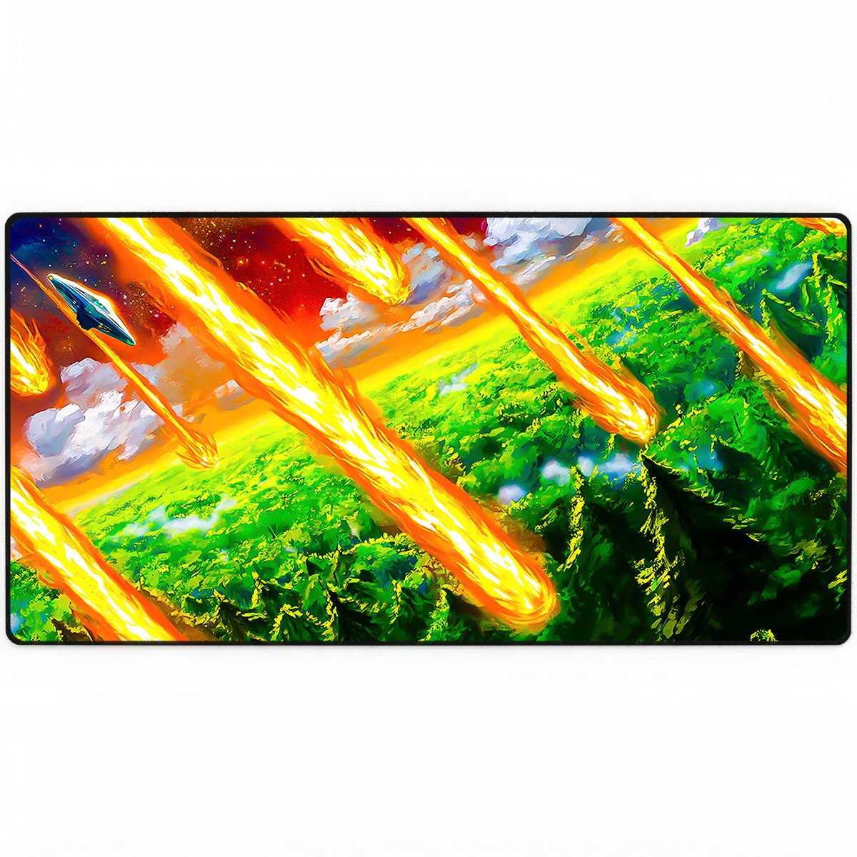 Meteor Shower TCG Playmat Gaming Mousepad MTG Fantasy Landscape Desk Mat