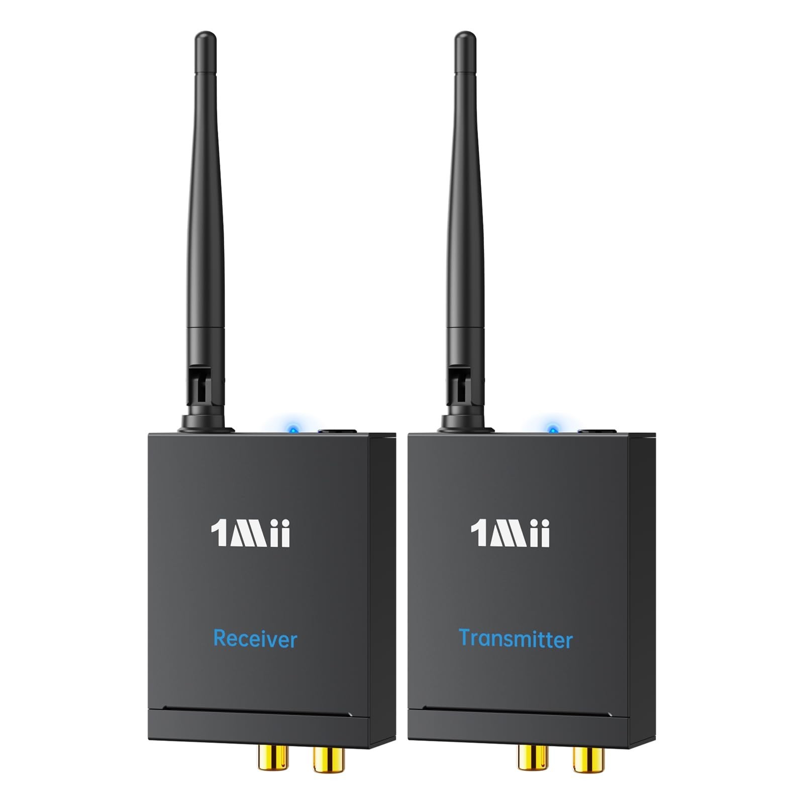 Mii RT5066 Wireless RCA Audio Transmitter Receiver TV Stereo 2.4GHz 320ft
