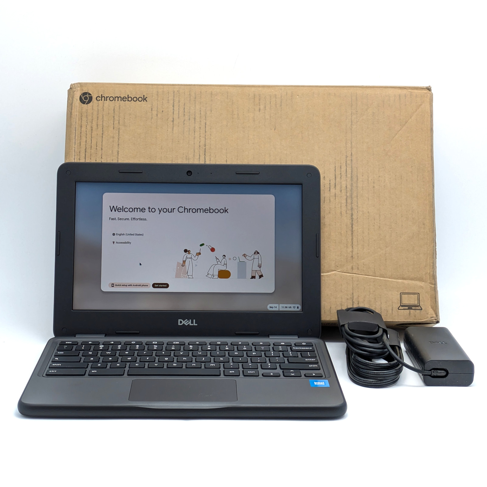 Dell Chromebook 3120 11.6" N100 4GB DDR5 64GB eMMC Chrome OS