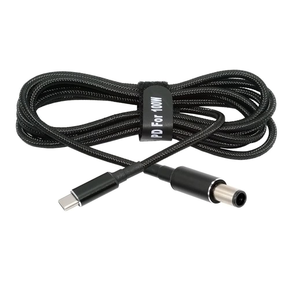 Cablecc USB-C to DC 7.4x5.0mm PD Charging Cable 65W for HP 180cm Japan Import