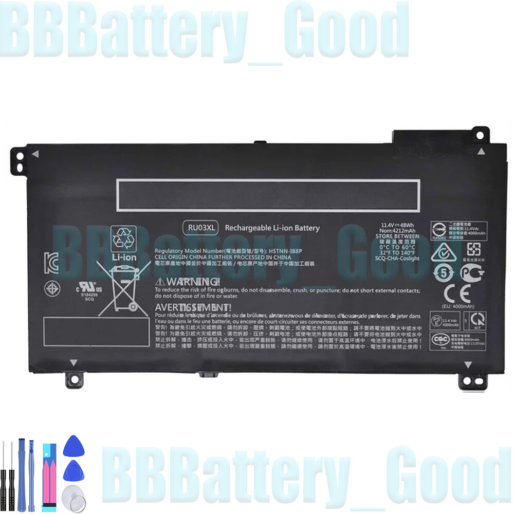 RU03XL L12791-855 battery For HP ProBook x360 11 G3 G4 G5 G6 EE X360 440 Series