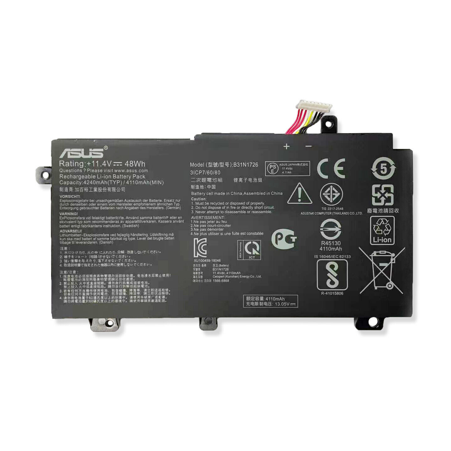 New Original B31N1726 Battery For ASUS ROG Strix G531G G512LI G512LI G512 FX86