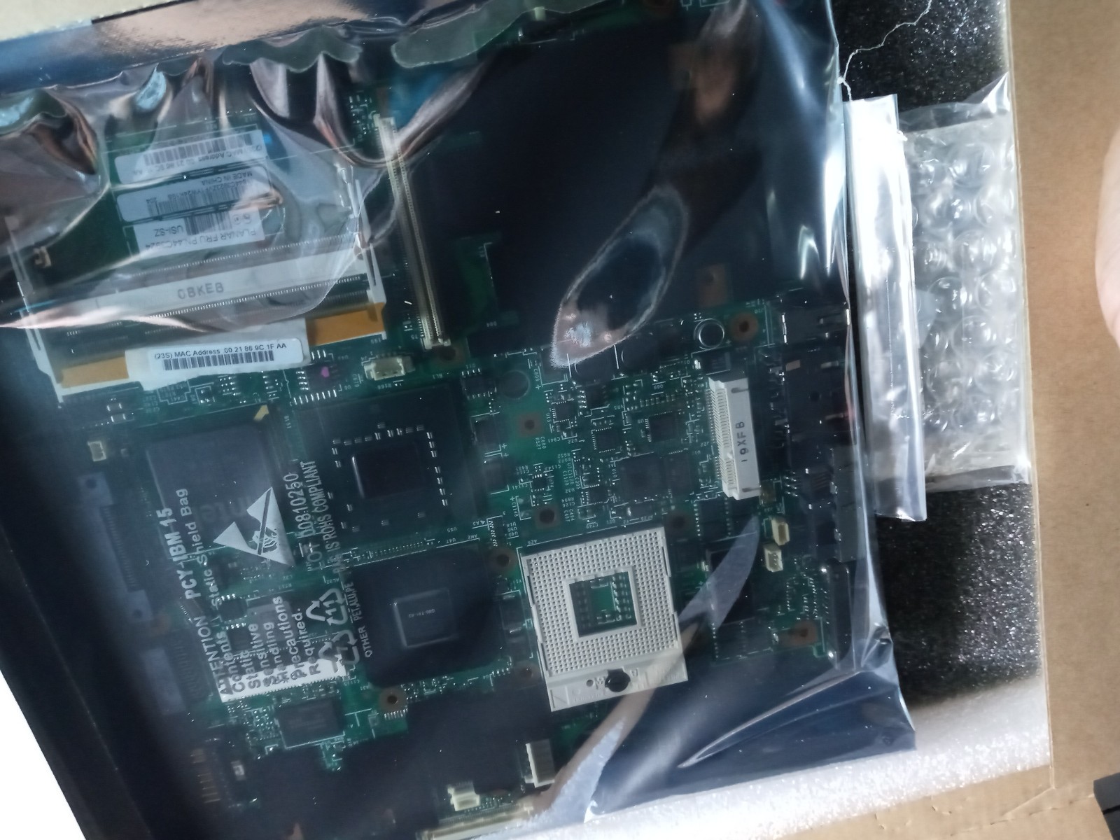 NEW IBM Lenovo T61 14in 4;3 NOT WIDE motherboard  T601F FRANKENPAD 44C3924 OEM