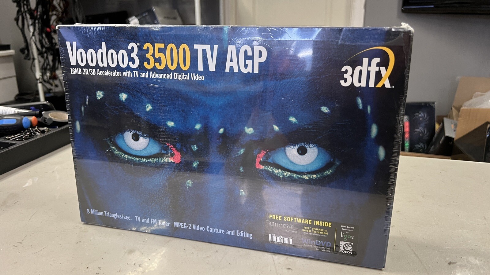 Voodoo 3 3500TV, Factory Sealed Brand New From 1999 In Box, Perfect Condition