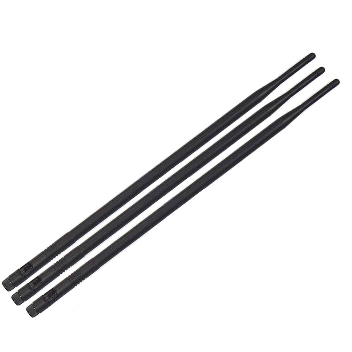(3-pack) RP-SMA Antenna for WiFi 9dbi 2.4GHz/5Ghz Wireless Router or Card 3X