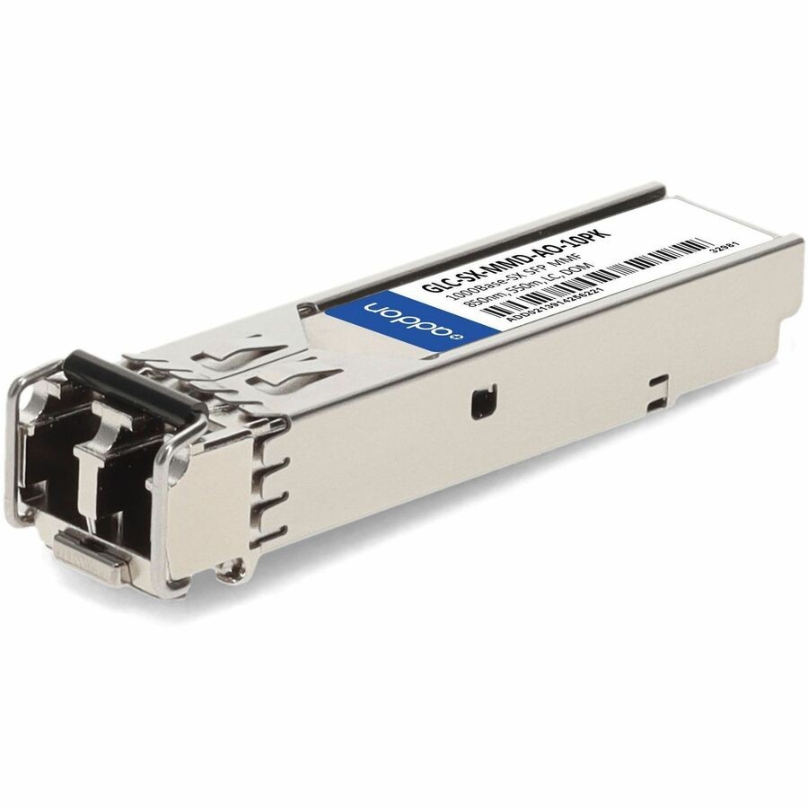 AddOn 10-Pack of Cisco GLC-SX-MMD Compatible TAA Compliant 1000Base-SX SFP